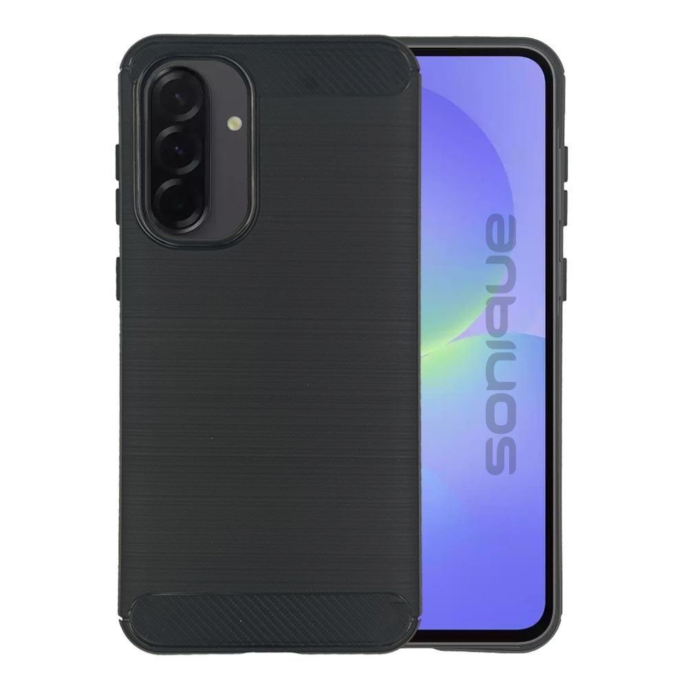 Θήκη Σιλικόνης Sonique Carbon Brushed Samsung Galaxy A36 5G Μαύρο