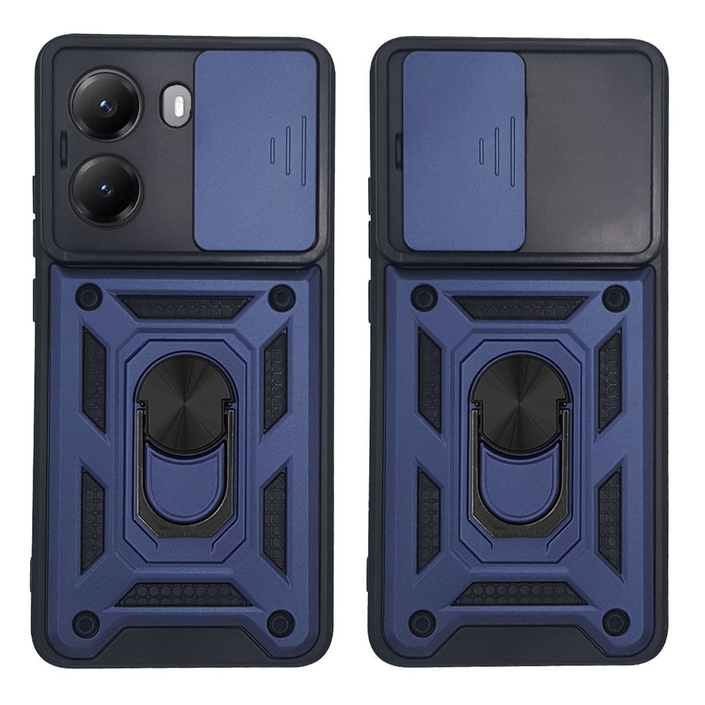Θήκη Ring Armor CamPro Sonique για Xiaomi Poco X7 Pro 5G Μπλέ