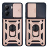Θήκη Ring Armor CamPro Sonique για Xiaomi Poco X7 Pro 5G Ροζ Χρυσό