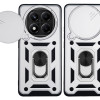 Θήκη Ring Armor CamPro Sonique για Xiaomi Redmi Note 14 Pro 4G Ασημί