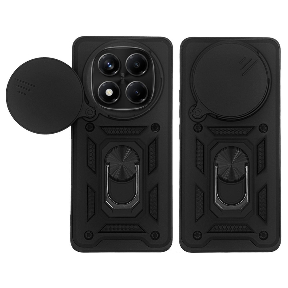 Θήκη Ring Armor CamPro Sonique για Xiaomi Redmi Note 14 Pro 4G Μαύρο