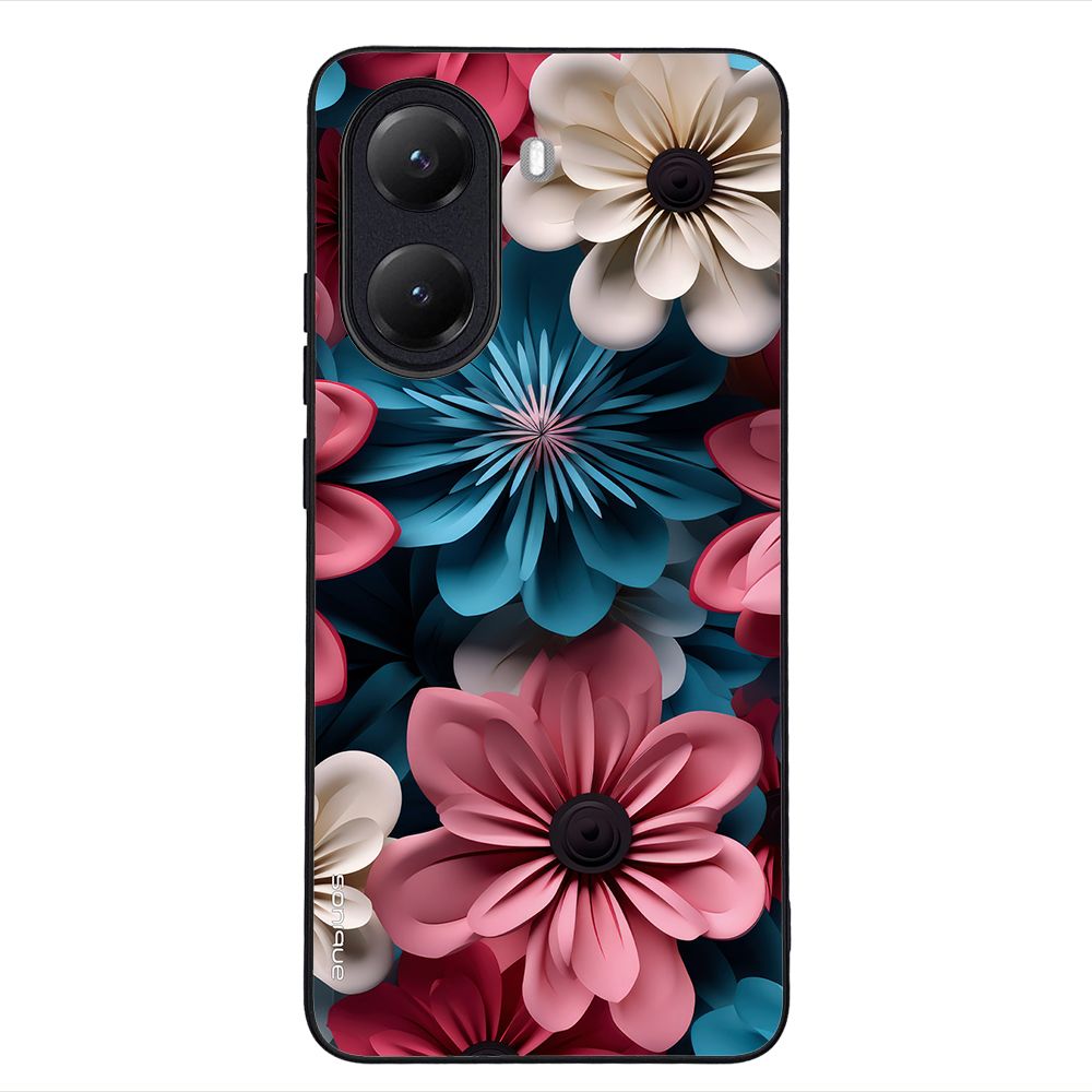Θήκη Sonique 3D Flower Series για Xiaomi Poco X7 Pro 5G Ροζ 01