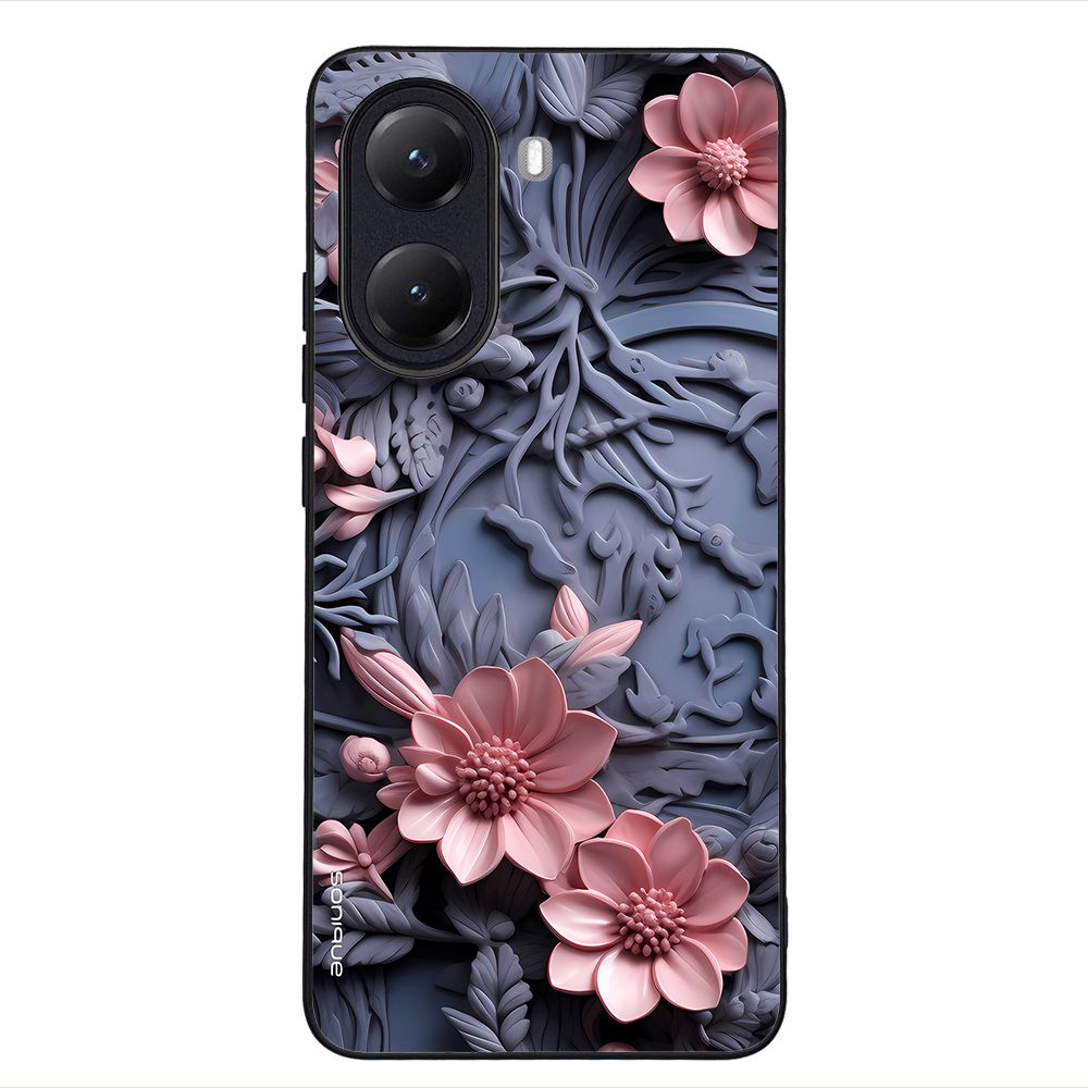 Θήκη Sonique 3D Flower Series για Xiaomi Poco X7 Pro 5G Ροζ 02