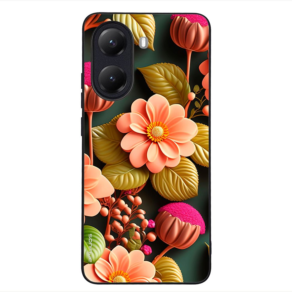 Θήκη Sonique 3D Flower Series για Xiaomi Poco X7 Pro 5G Σομόν