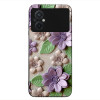 Θήκη Sonique 3D Flower Series για Xiaomi Poco M5 Βιολετί