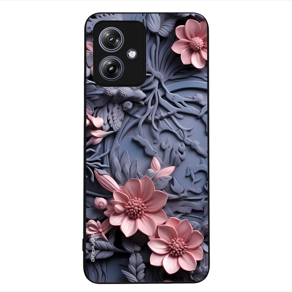 Θήκη Sonique 3D Flower Series για Motorola Moto G54 5G / Moto G54 5G Power Ροζ 02