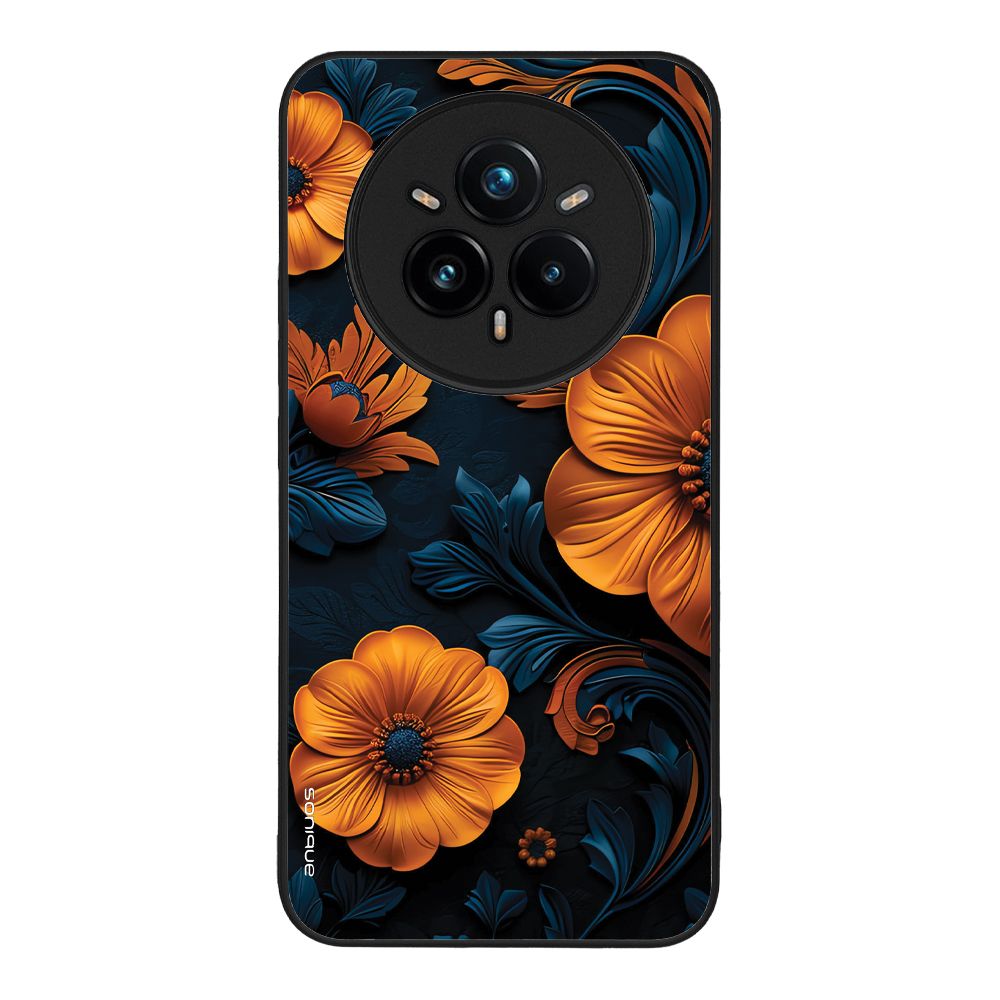 Θήκη Sonique 3D Flower Series για Realme 14 Pro Plus 5G Πορτοκαλί 01