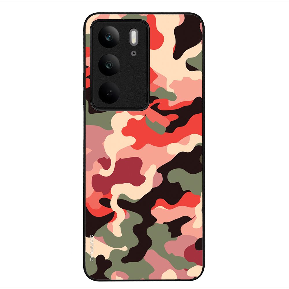 Θήκη Sonique Camouflage Army Series για Realme C75 4G / Realme 14X 5G Κόκκινο