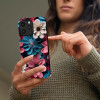 Θήκη Sonique 3D Flower Series για Motorola Moto G05 4G / Moto E15 4G Ροζ 01