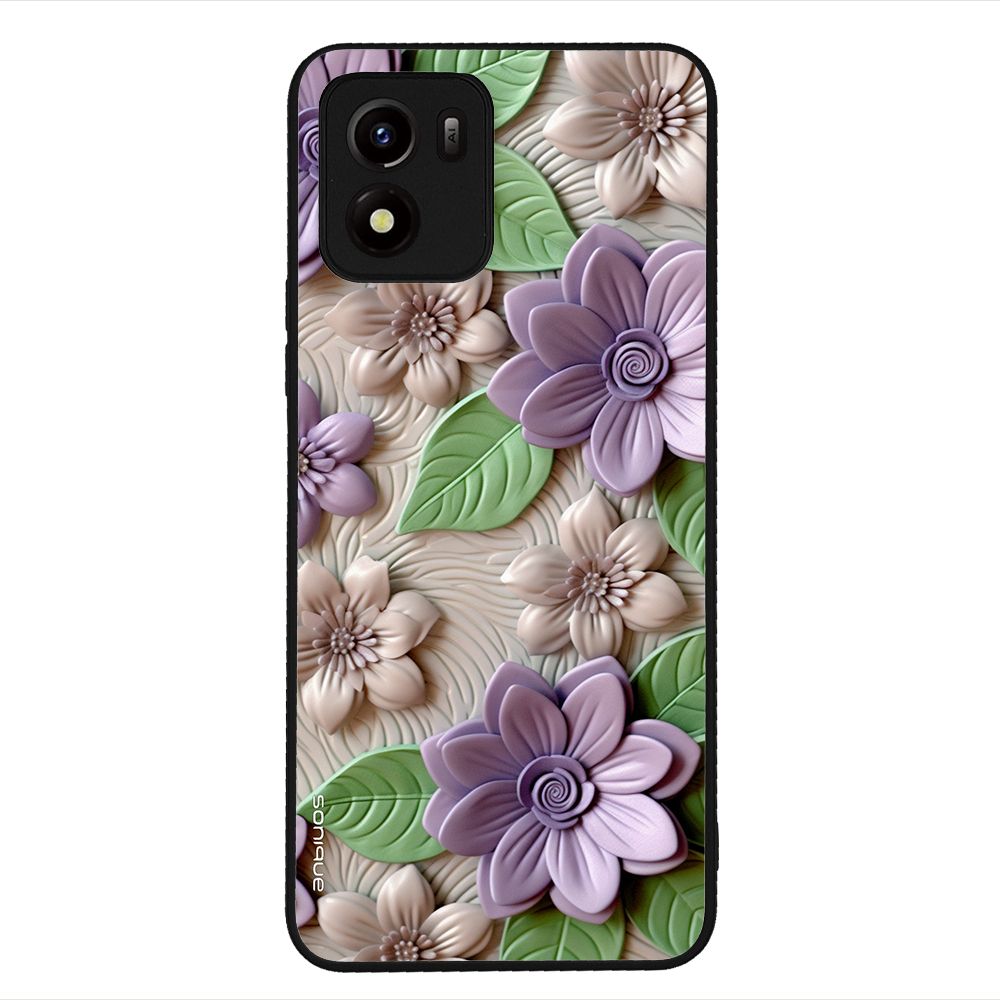 Θήκη Sonique 3D Flower Series για VIVO Y01 4G Βιολετί