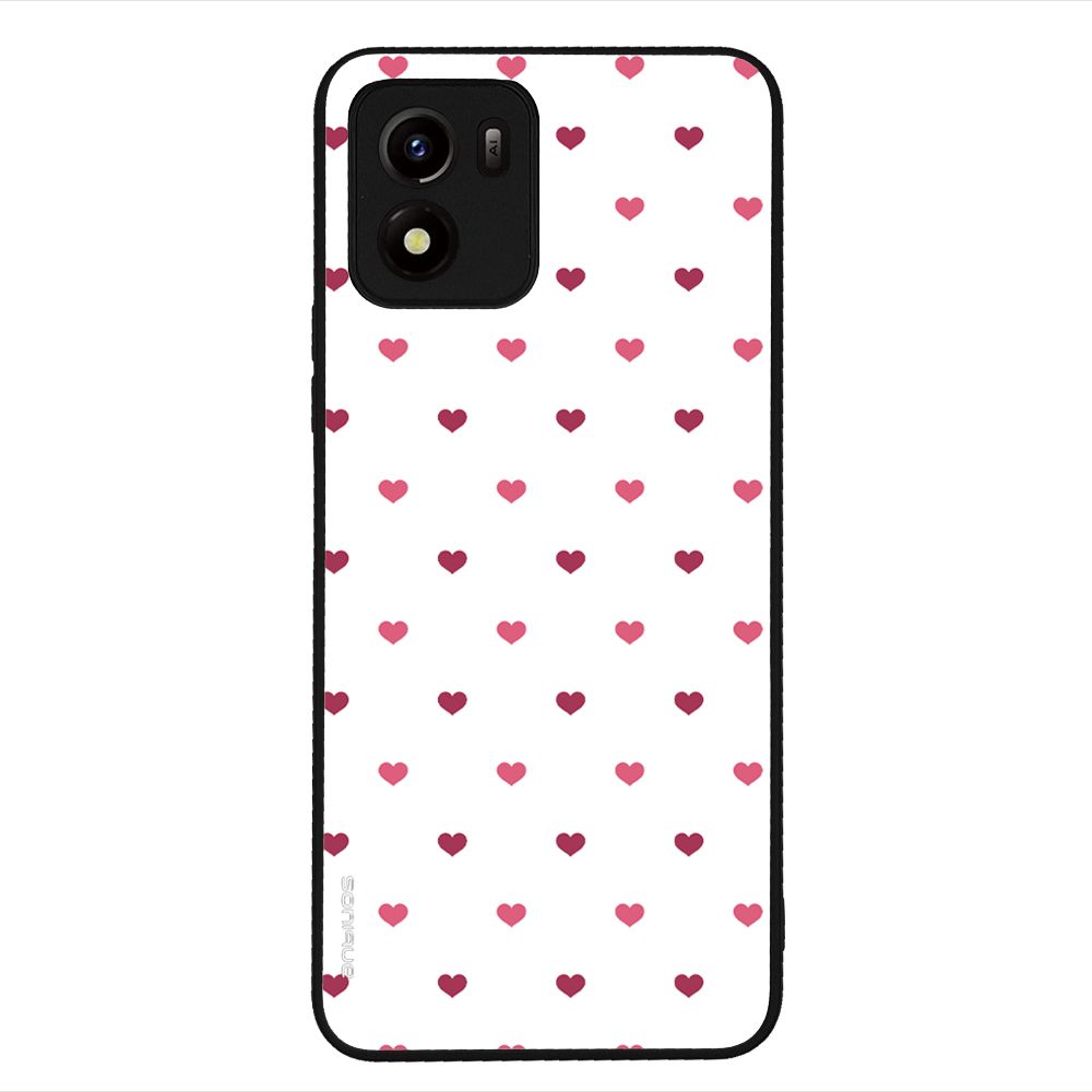 Θήκη Sonique Heart Series για VIVO Y01 4G Λευκό 01