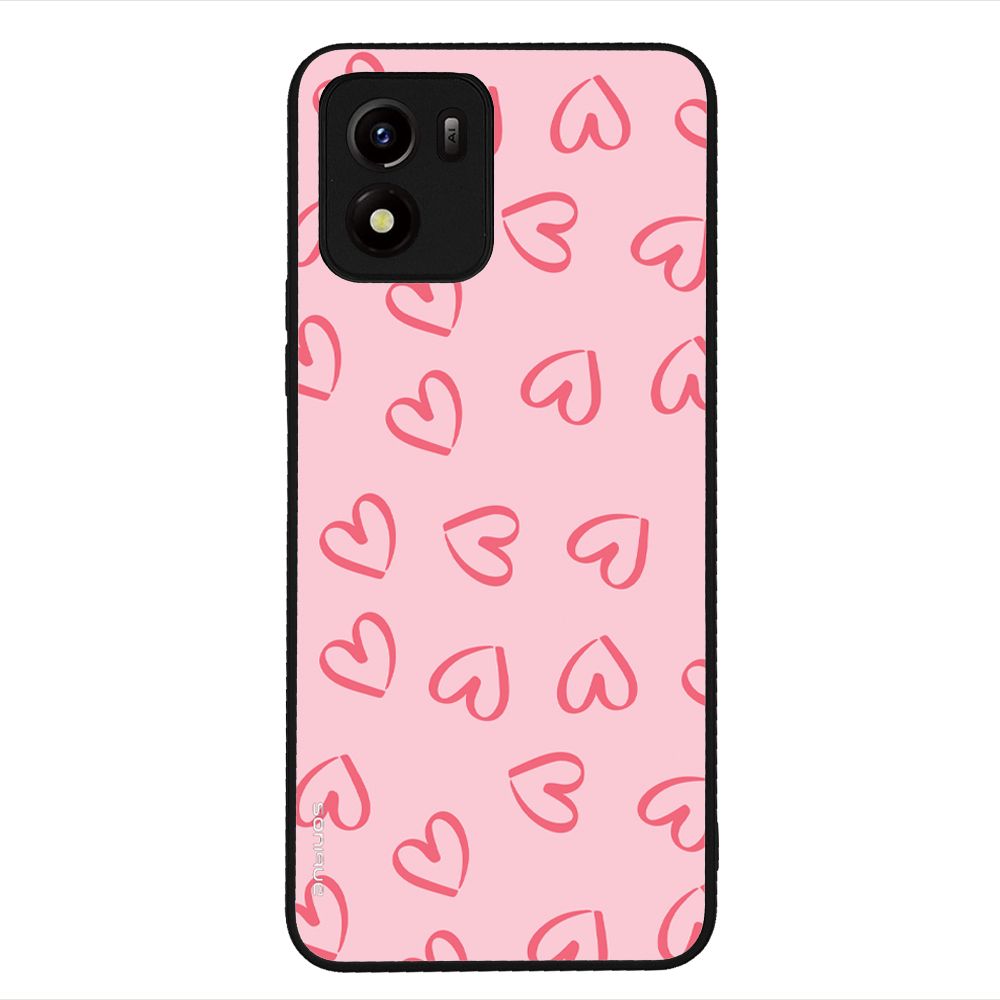Θήκη Sonique Heart Series για VIVO Y01 4G Ροζ