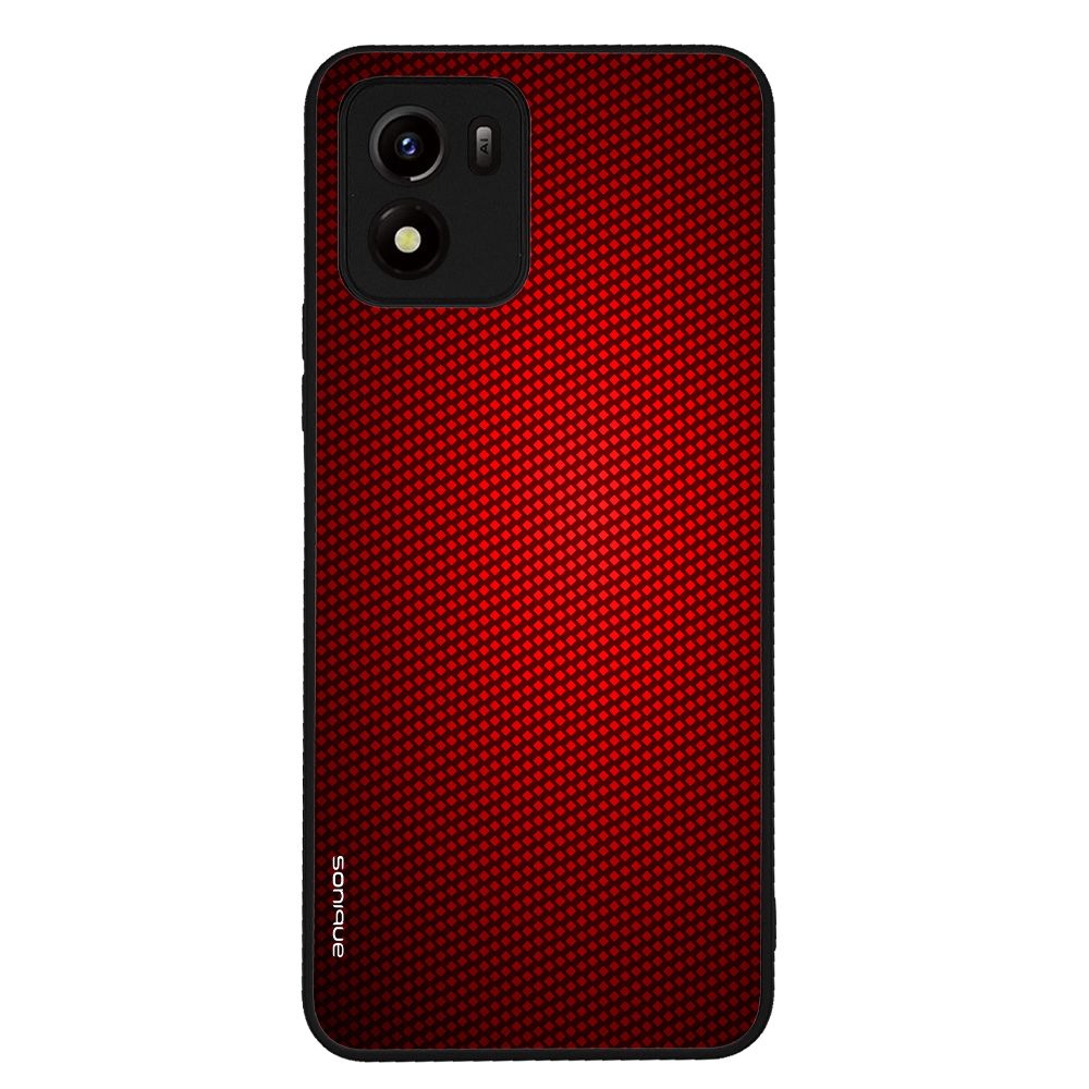 Θήκη Sonique Carbon Series για VIVO Y01 4G Κόκκινο