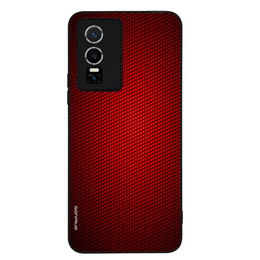 Θήκη Sonique Carbon Series για VIVO Y74s / VIVO Y76 5G Κόκκινο