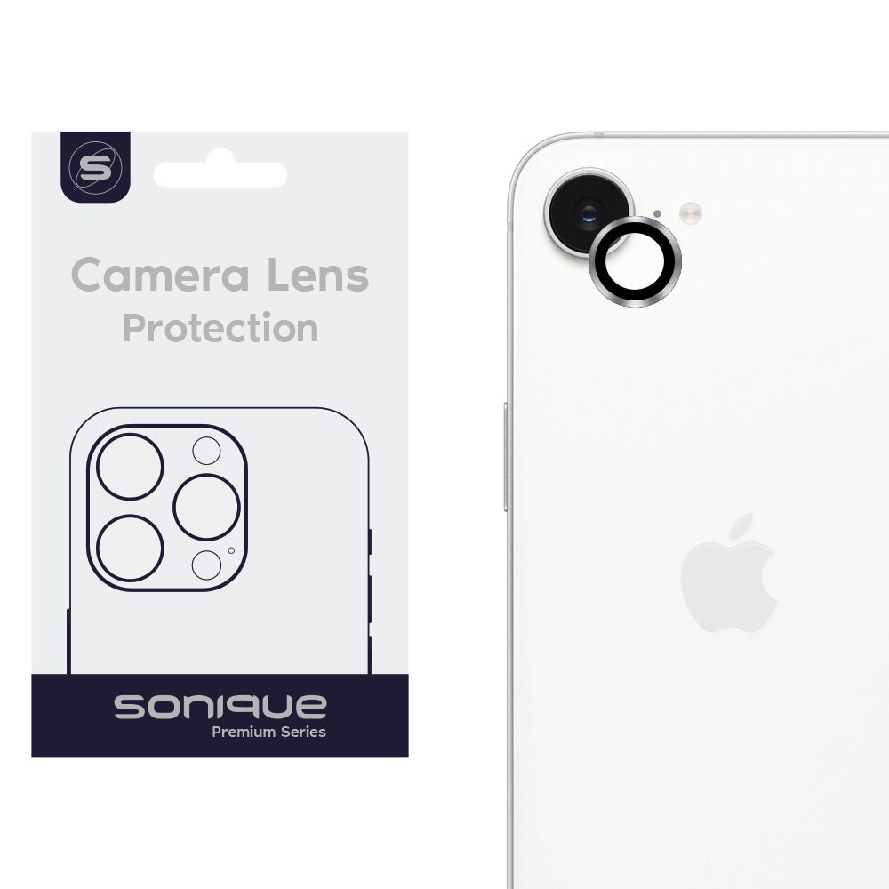 Camera Protection Sonique Lens Pro Apple iPhone 16e / iPhone 17e Silver