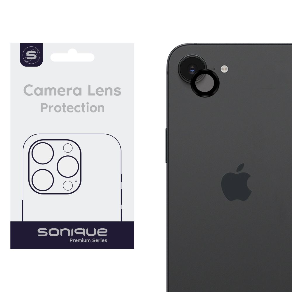 Camera Protection Sonique Lens Pro Apple iPhone 16e / iPhone 17e Black