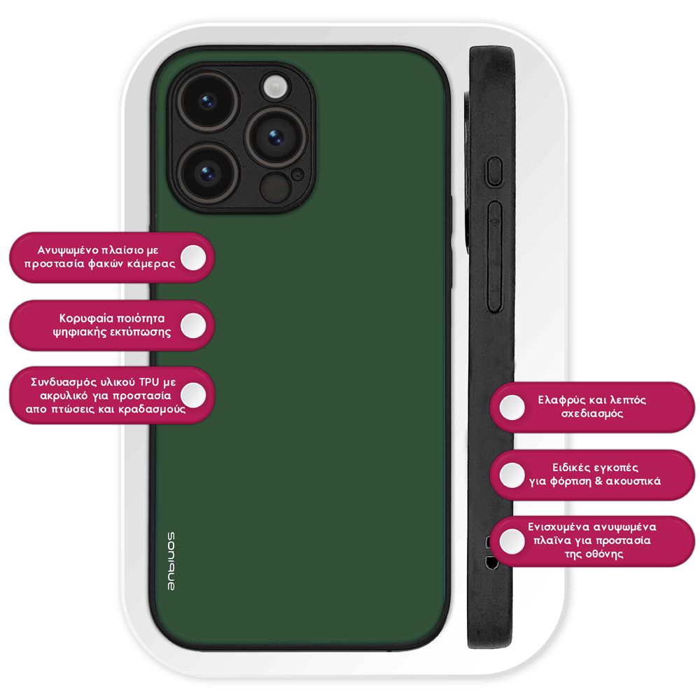 Θήκη Sonique ColorBloc Series για Google Pixel 8a 5G Πράσινο