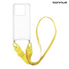 Θήκη Σιλικόνης με Strap Sonique Armor Clear Xiaomi Xiaomi 15 5G Κίτρινο
