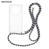 Θήκη Σιλικόνης με Κορδόνι Sonique Armor Clear Honor Magic7 Lite 5G Rainbow Μαύρο