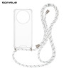 Θήκη Σιλικόνης με Κορδόνι Sonique Armor Clear Honor Magic7 Lite 5G Rainbow Λευκό