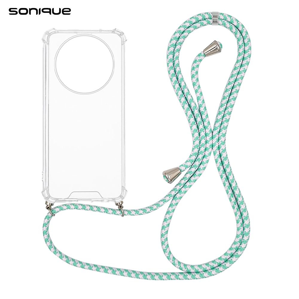 Θήκη Σιλικόνης με Κορδόνι Sonique Armor Clear Honor Magic7 Lite 5G Rainbow Βεραμάν