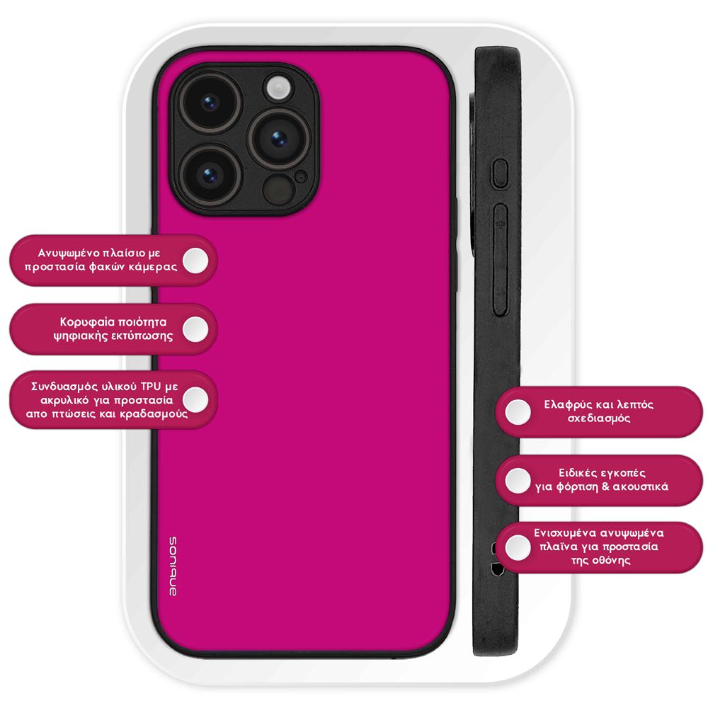 Θήκη Sonique ColorBloc Series για Huawei Mate 20 Lite Ματζέντα