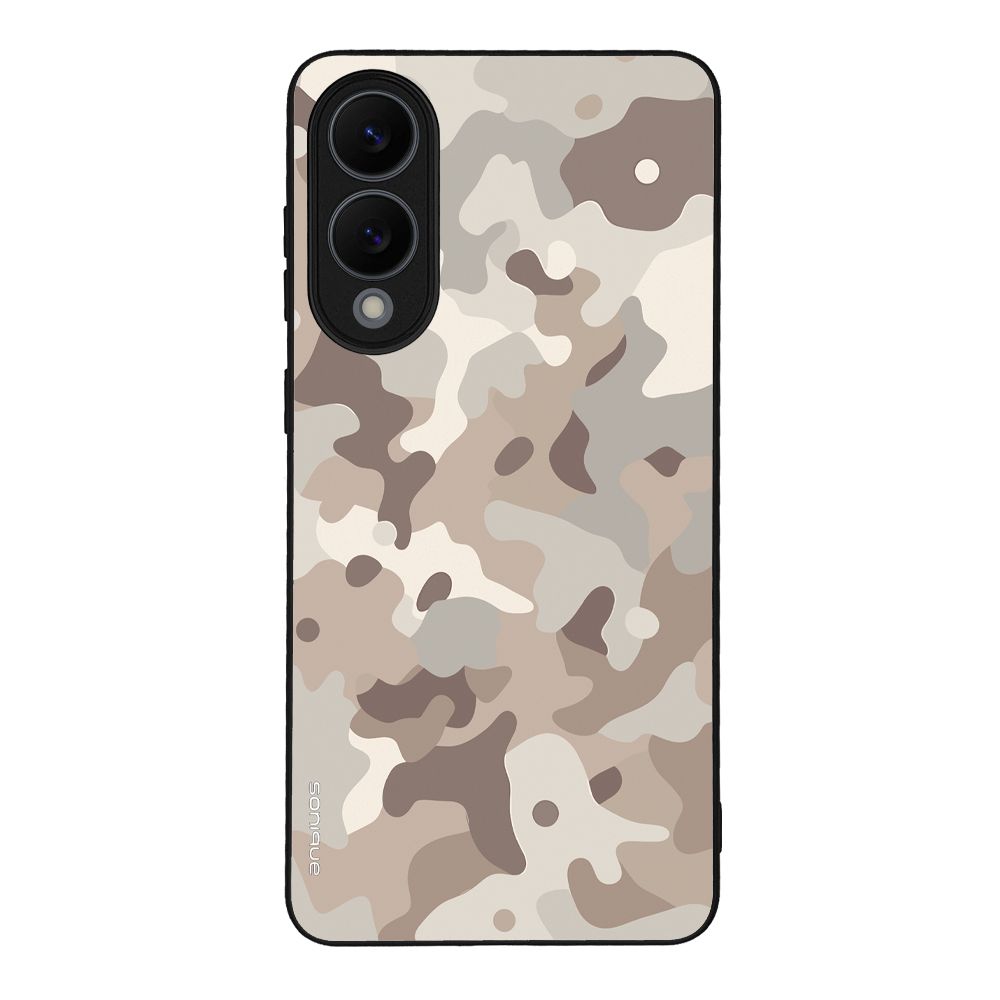 Θήκη Sonique Camouflage Army Series για Samsung Galaxy S25 Edge Μπεζ