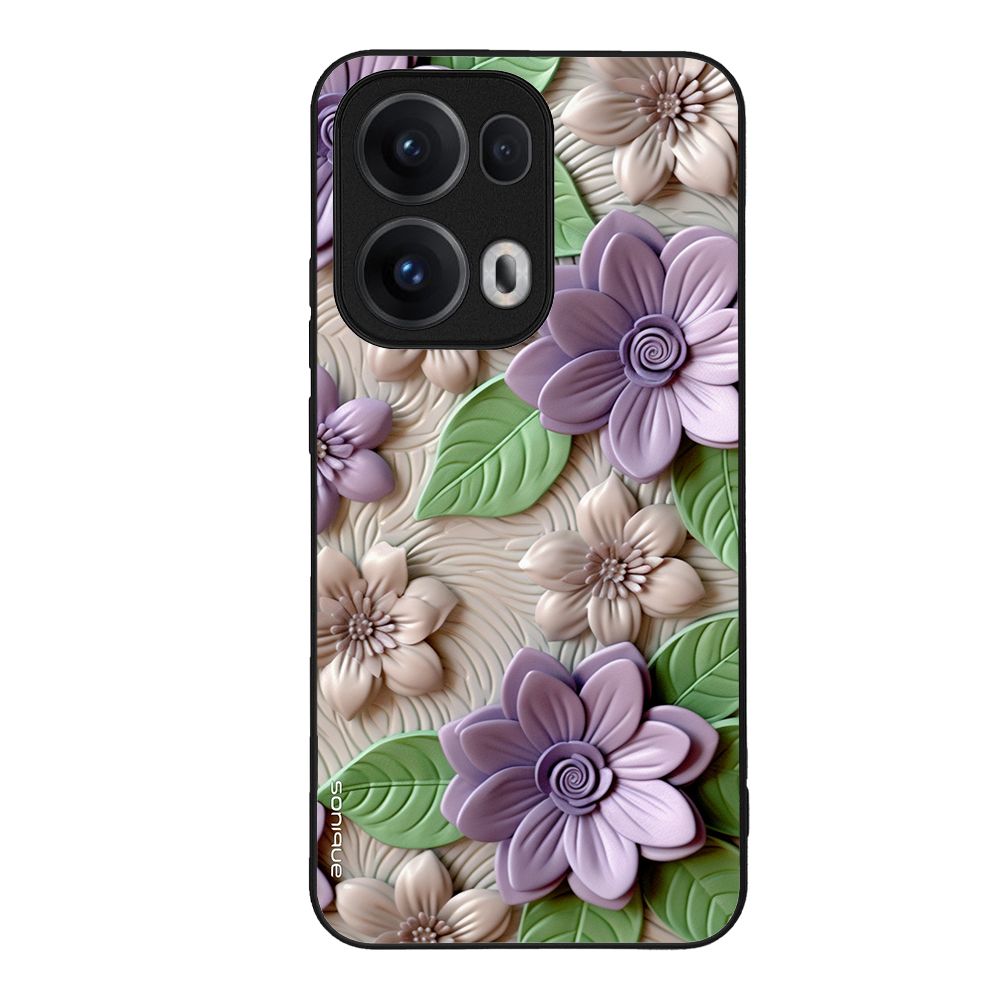 Θήκη Sonique 3D Flower Series για Oppo Reno13 Pro 5G Βιολετί