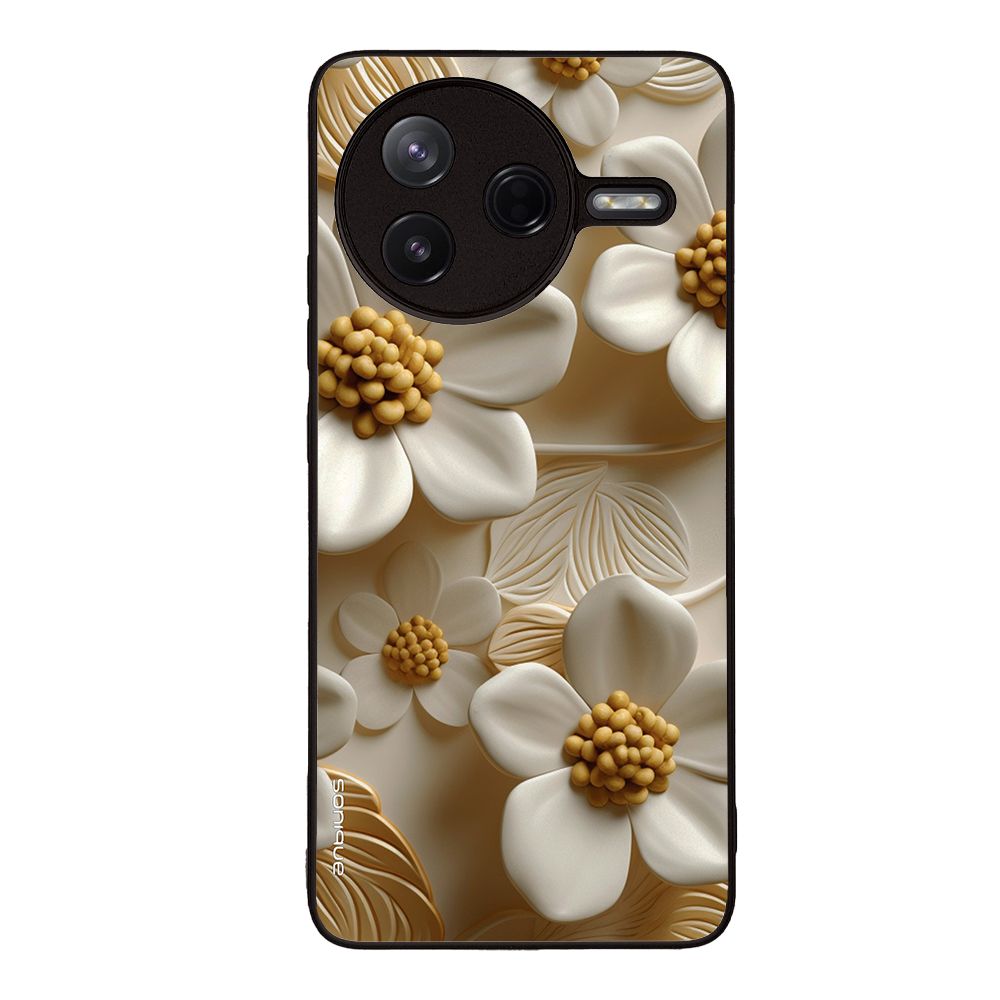 Θήκη Sonique 3D Flower Series για Xiaomi Poco F7 Pro 5G Λευκό