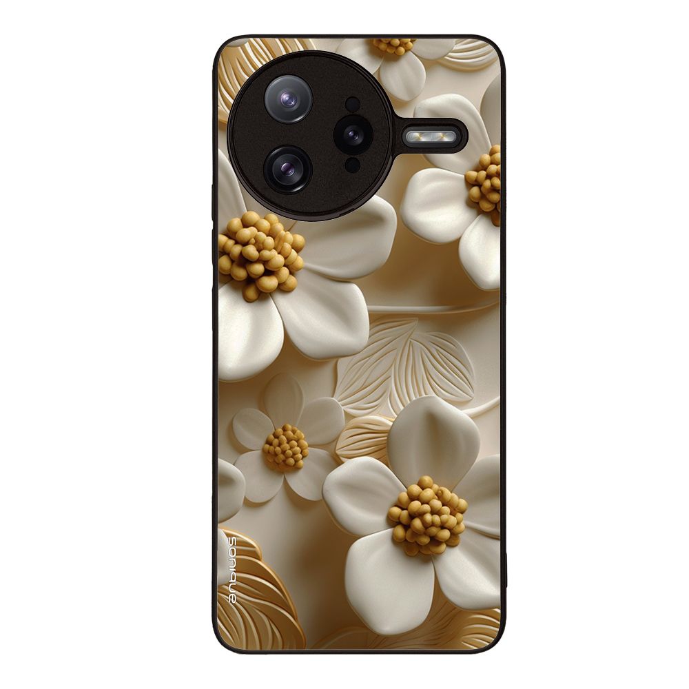 Θήκη Sonique 3D Flower Series για Xiaomi Poco F7 Ultra 5G Λευκό