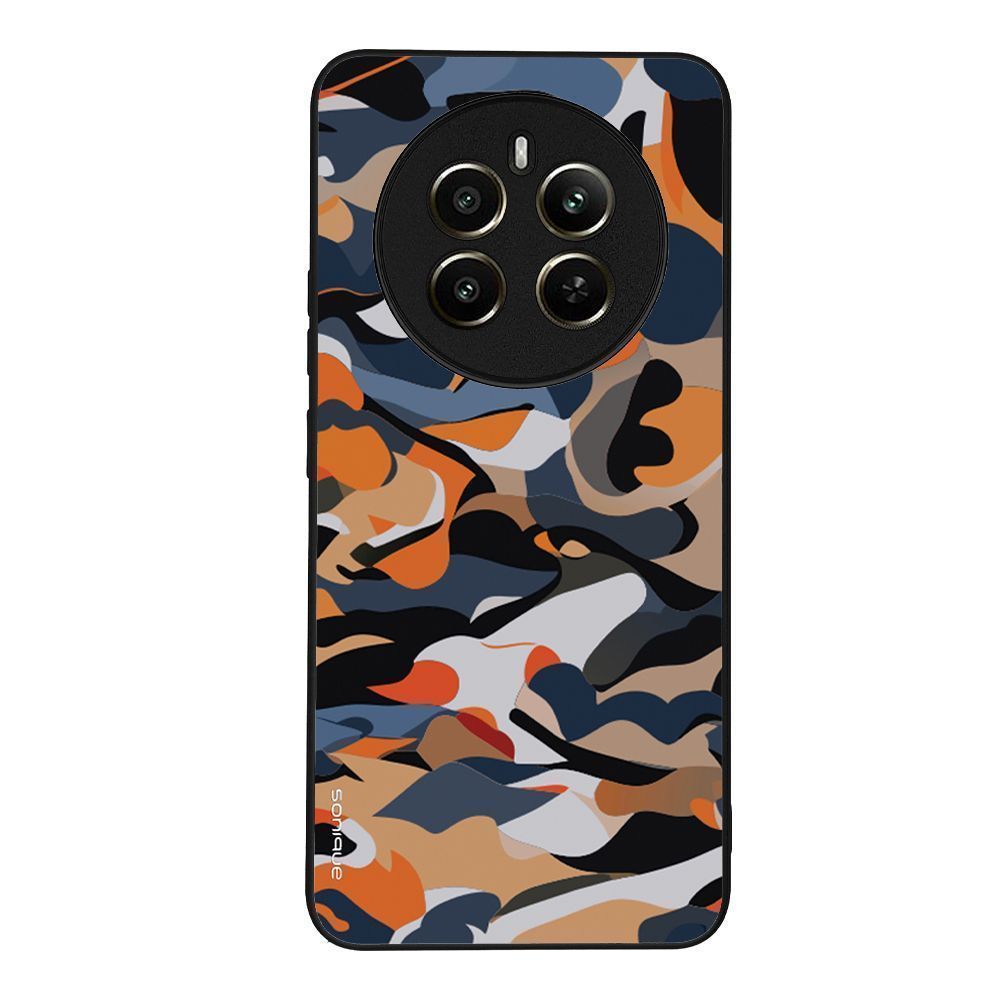 Θήκη Sonique Camouflage Army Series για Realme 12 Plus 5G Πορτοκαλί