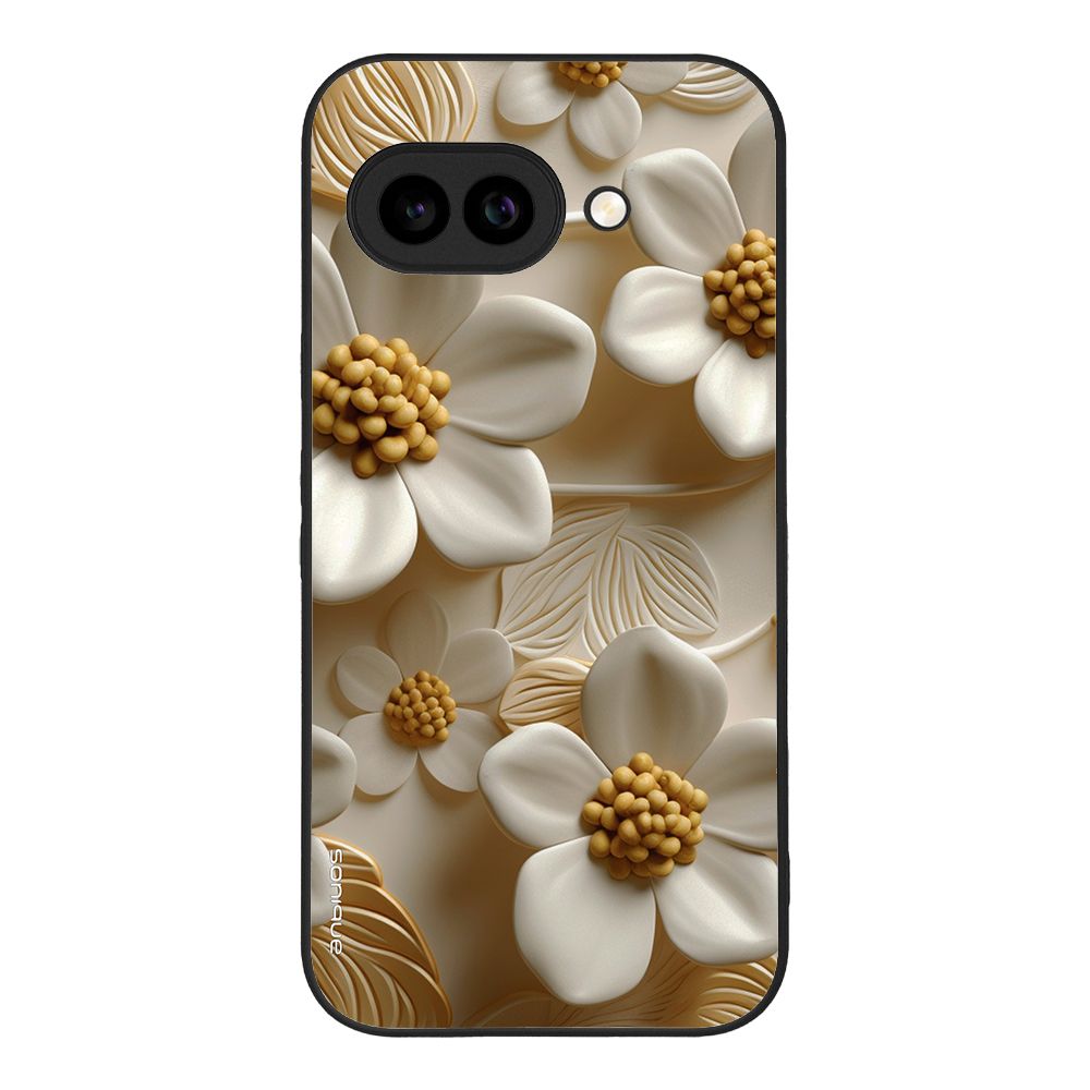 Θήκη Sonique 3D Flower Series για Google Pixel 9a 5G Λευκό