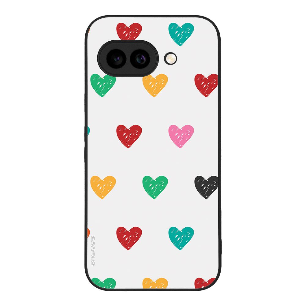 Θήκη Sonique Heart Series για Google Pixel 9a 5G Λευκό 02