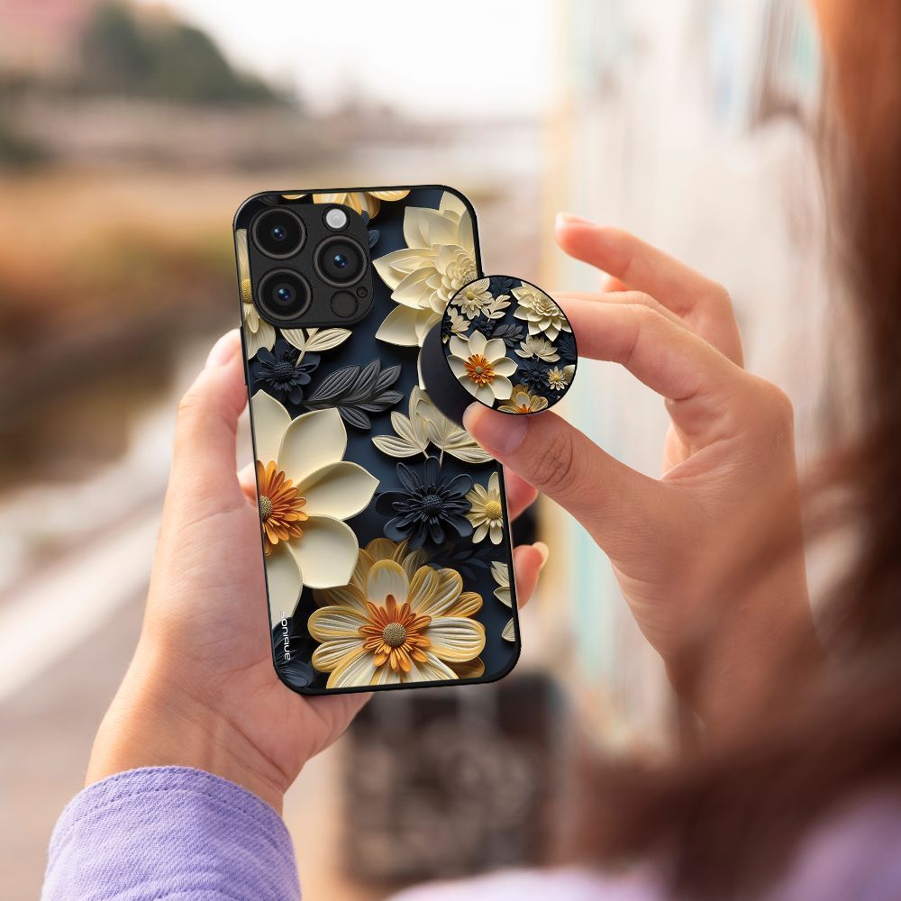 Pop Holder Sonique 3D Flower Series Εκρού