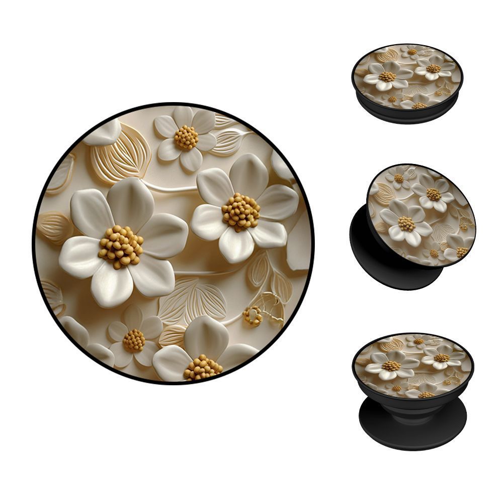 Pop Holder Sonique 3D Flower Series Λευκό