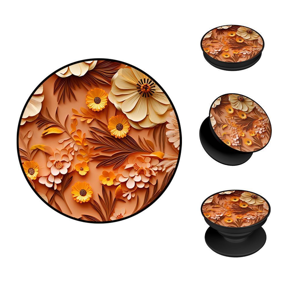 Pop Holder Sonique 3D Flower Series Πορτοκαλί