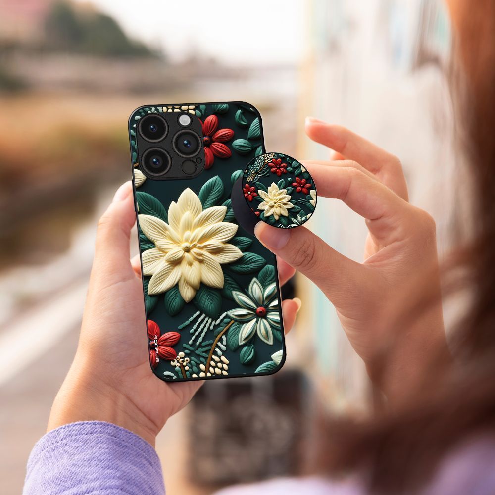 Pop Holder Sonique 3D Flower Series Πράσινο