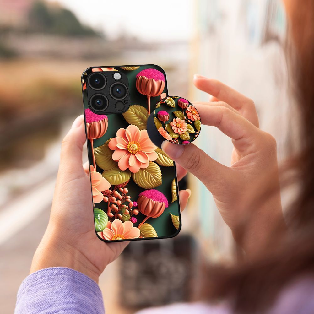 Pop Holder Sonique 3D Flower Series Σομόν