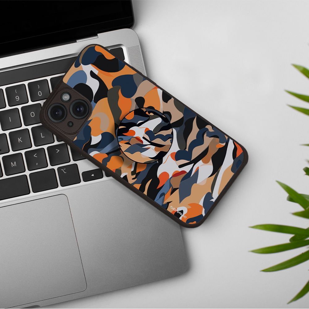 Pop Holder Sonique Camouflage Army Series Πορτοκαλί