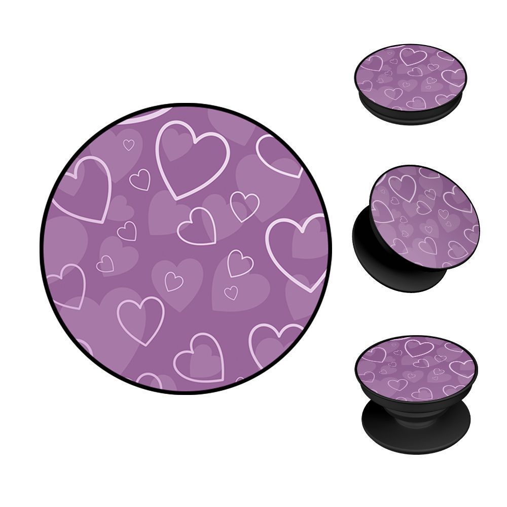 Pop Holder Sonique Heart Series Βιολετί