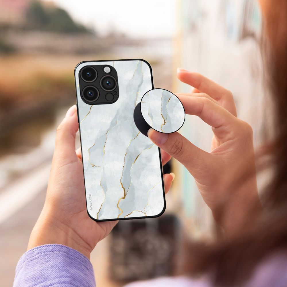 Pop Holder Sonique Marble Series Λευκό 01