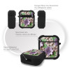 Θήκη Σιλικόνης Sonique 3D Flower Series για AirPods 1/2 Βιολετί