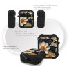 Θήκη Σιλικόνης Sonique 3D Flower Series για AirPods 1/2 Εκρού