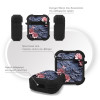Θήκη Σιλικόνης Sonique 3D Flower Series για AirPods 1/2 Ροζ 02