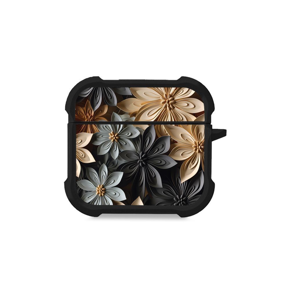 Θήκη Σιλικόνης Sonique 3D Flower Series για AirPods 4 Γκρι
