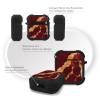 Θήκη Σιλικόνης Marble Series για AirPods 1/2 Κόκκινο
