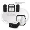 Θήκη Σιλικόνης Marble Series για AirPods 1/2 Λευκό 01