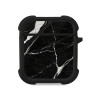 Θήκη Σιλικόνης Marble Series για AirPods 1/2 Μαύρο