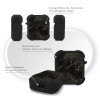 Θήκη Σιλικόνης Marble Series για AirPods 1/2 Μαύρο 01