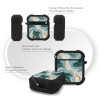 Θήκη Σιλικόνης Marble Series για AirPods 1/2 Πράσινο 01